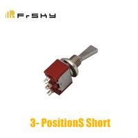 FrSKY Replacement 3 Pos Switch with Short, Flat Toggle w/Nut for Taranis Transmitter [236000036-1]